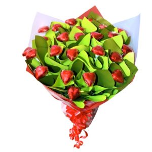 Two Dozen Hearts Chocolate Bouquet 1