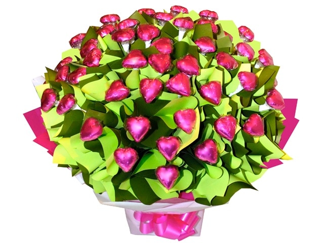 Love You This Much, Chocolate Bouquet (5 dozen hearts)