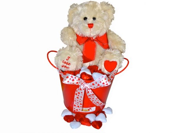 Beary Love, Gift Bucket 1 Beary Love, Gift Bucket