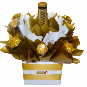 Crowned Chocolates, Boxed Chocolate Bouquet