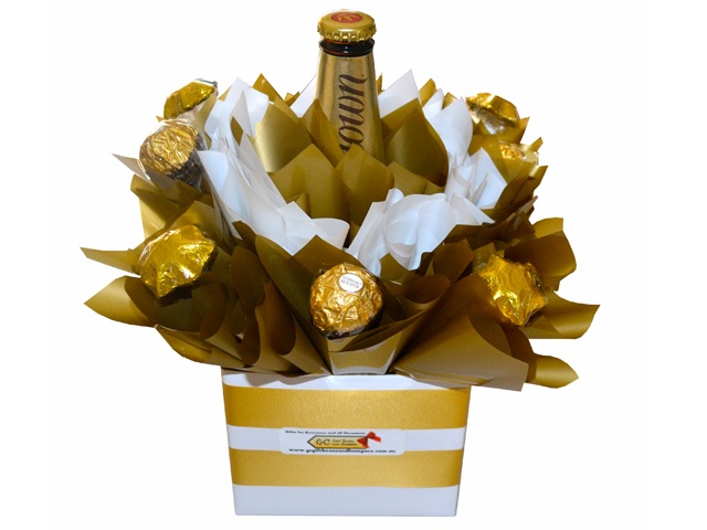 Crowned Chocolates, Boxed Chocolate Bouquet