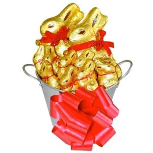 Lindt, Bucket of Bunnies, Chocolate Gift