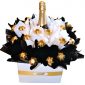 Classic Black and White, Chocolate Bouquet (with a touch of Gold)