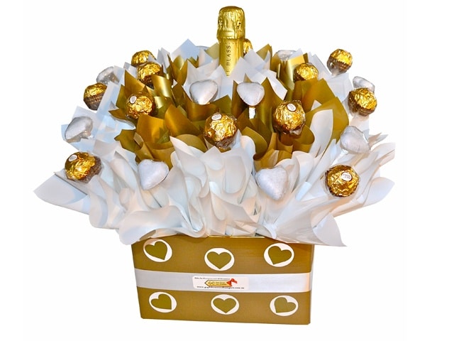 Sweet Temptation Chocolate and Bubbly Bouquet