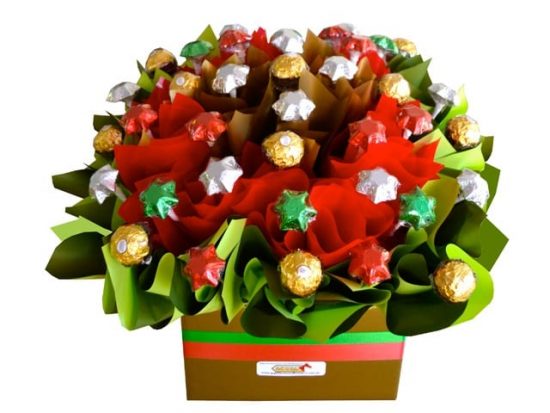 Christmas Tidings Chocolate Bouquet
