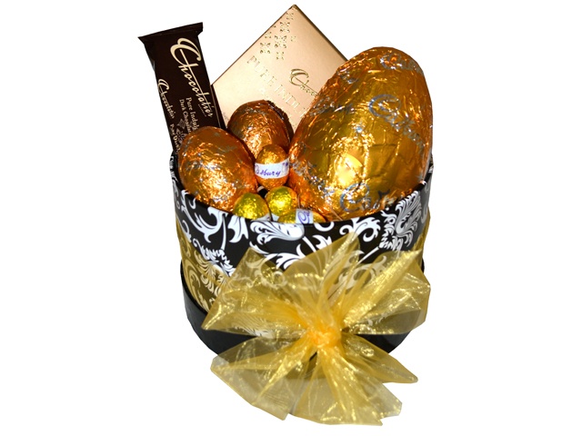 Golden Easter Chocolate Gift Box