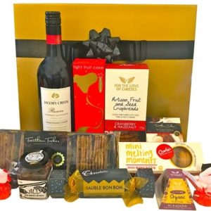 Red Wine and Nibbles Gourmet Gift Box