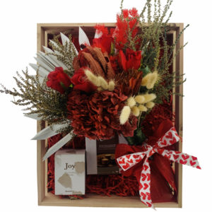 For You Gift Box with Bouquet - Image 1