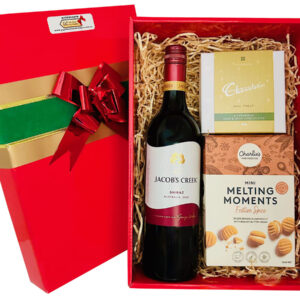 Red Christmas Gift Box - Image 1